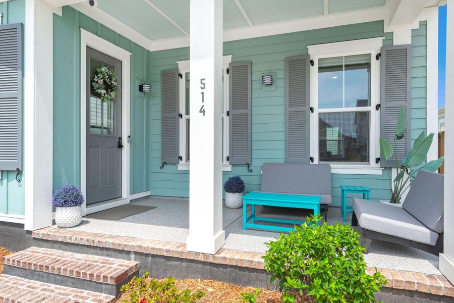 Exterior details and patio area of a home in , Summerville (Image 28). Exterior details and patio area of a home in , Summerville (Image 28).