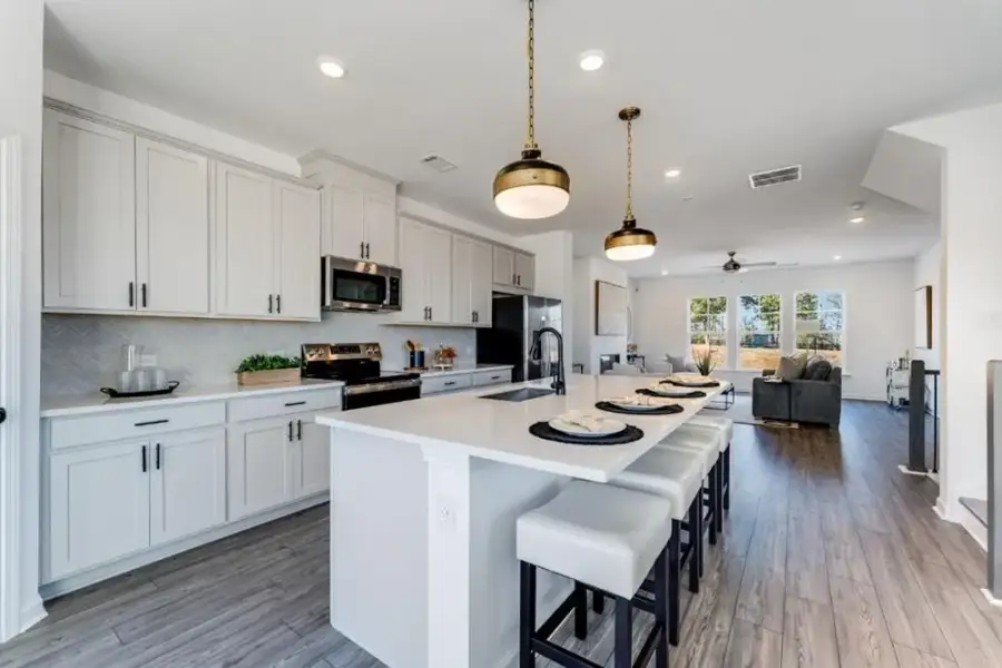 Furnished interior view inside a new home in Rosewood Farm, Lawrenceville (Image 6).