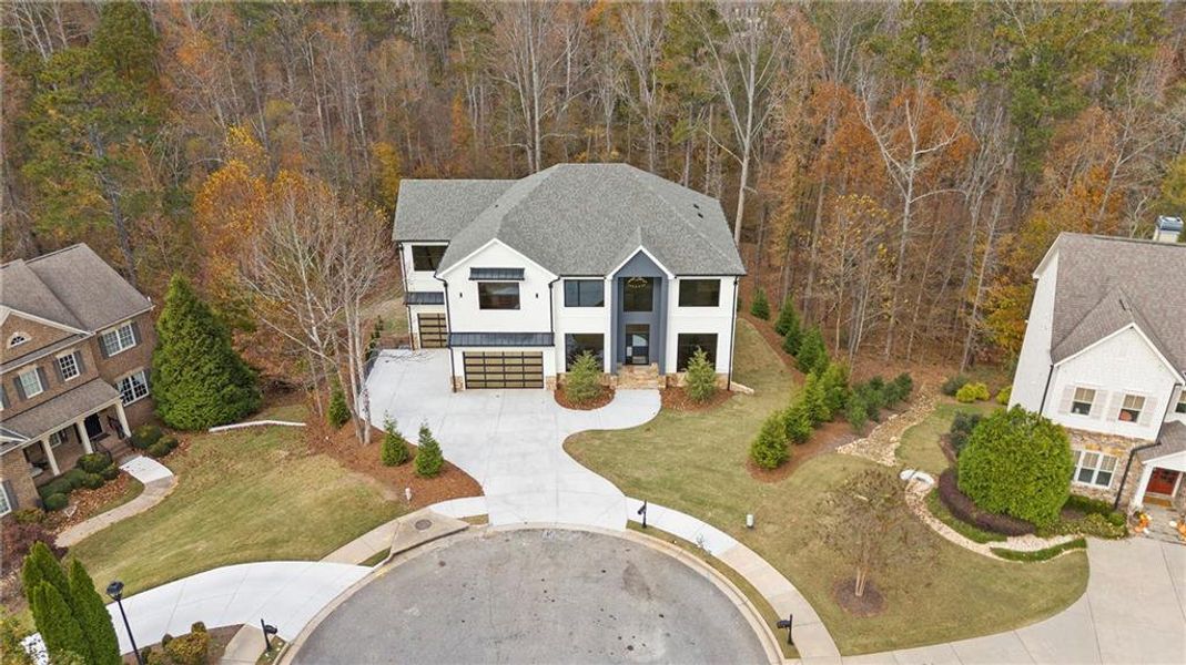 Front exterior of a new home in , Milton, GA, highlighting curb appeal (Image 34).