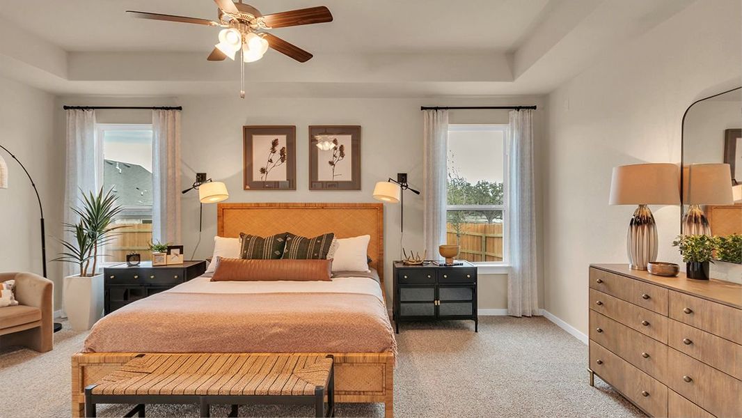 Furnished interior view inside a new home in The Preserve at Forum, Grand Prairie (Image 15).