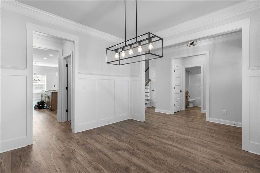 Spacious, unfurnished interior of a new home in Calgary Downs, Winder (Image 13).