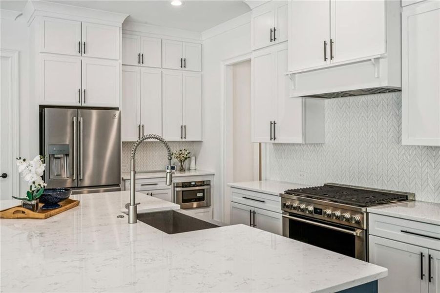 Furnished interior view inside a new home in The Enclave on Lavista, Tucker (Image 15).