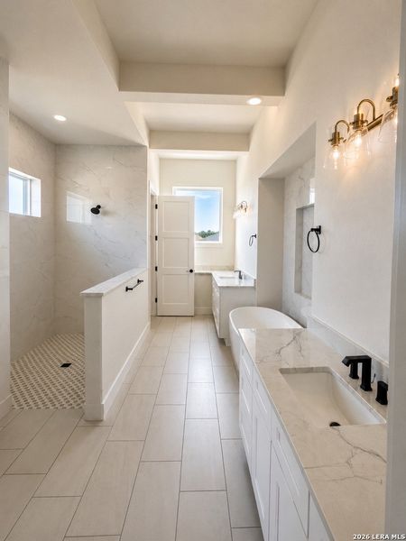 Furnished interior view inside a new home in Alamo Estates, San Antonio (Image 3).