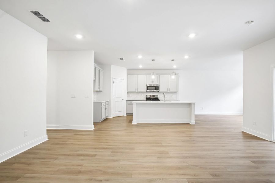 Family Room & Kitchen