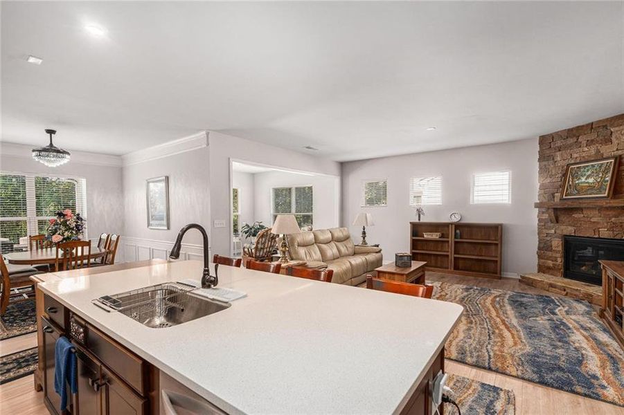 Furnished interior view inside a new home in , Griffin (Image 18).