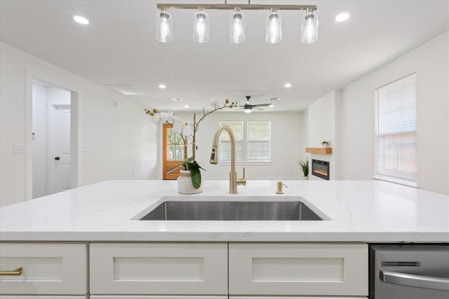 Close-up of interior finishes inside a home in , Waco (Image 11).