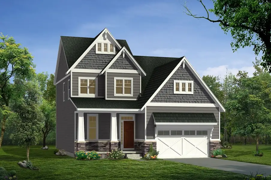 Representative exterior photo of a completed home built from the The Malden by Norfolk Homes in Valleys, Jackson, MI (Image 27).