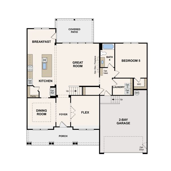 2D floor plan layout of this home in Slatewood, Murfreesboro, TN (Image 3). 2D floor plan layout of this home in Slatewood, Murfreesboro, TN (Image 3).