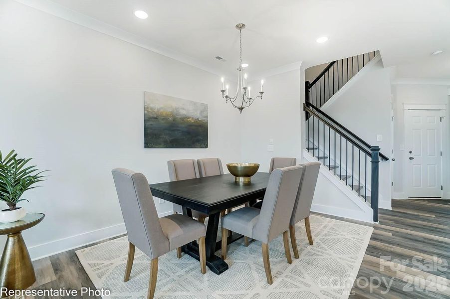 Furnished interior view inside a new home in Harrisburg Village, Harrisburg (Image 24).