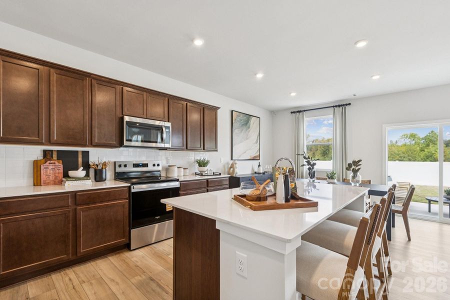 Furnished interior view inside a new home in Meadow Creek Village, Locust (Image 20).