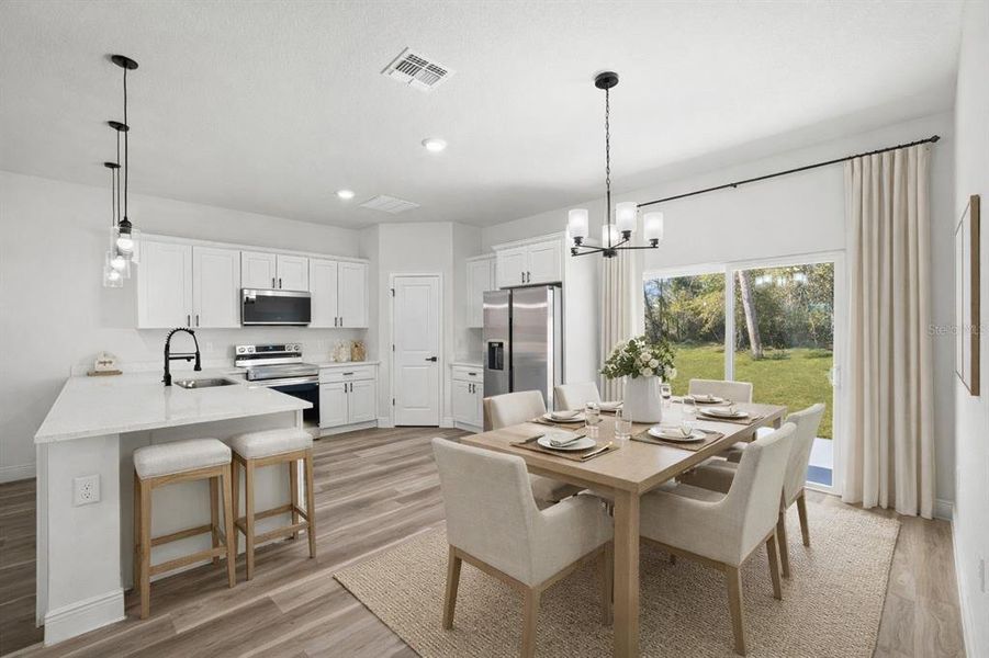 Furnished interior view inside a new home in , Ocala (Image 39).