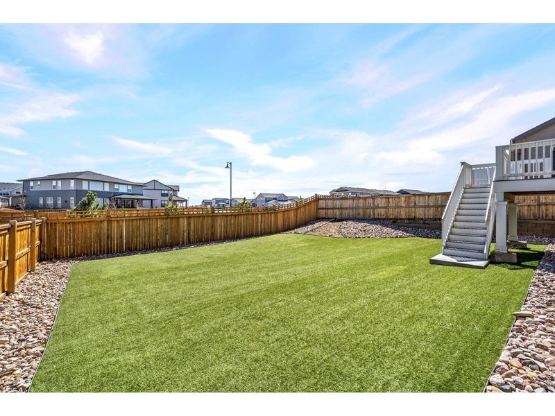 Exterior details and patio area of a home in Timnath Lakes, Timnath (Image 23). Exterior details and patio area of a home in Timnath Lakes, Timnath (Image 23).