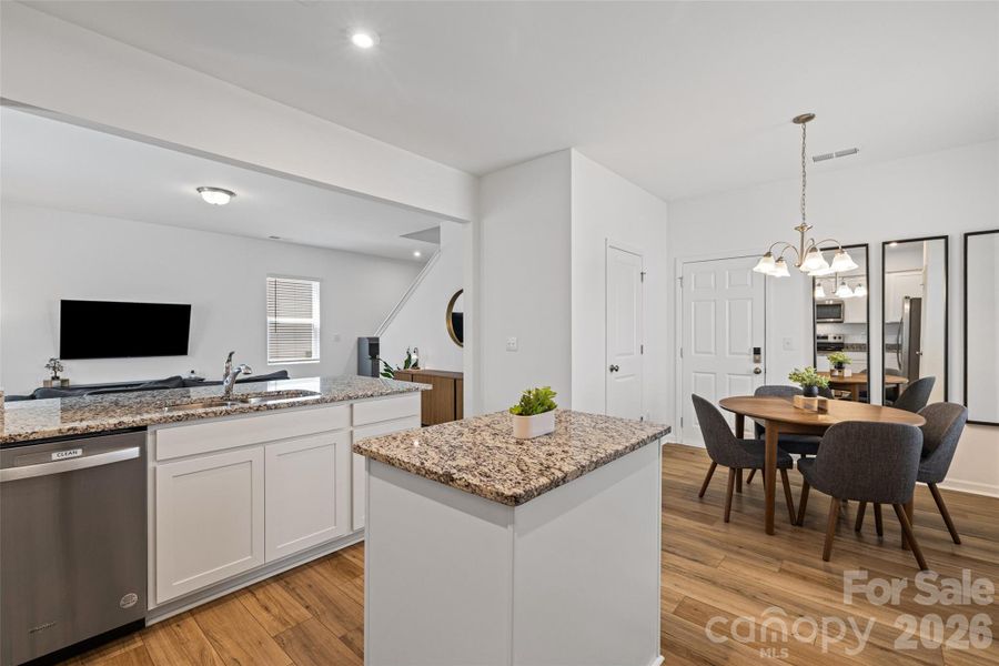 Furnished interior view inside a new home in , Charlotte (Image 9).