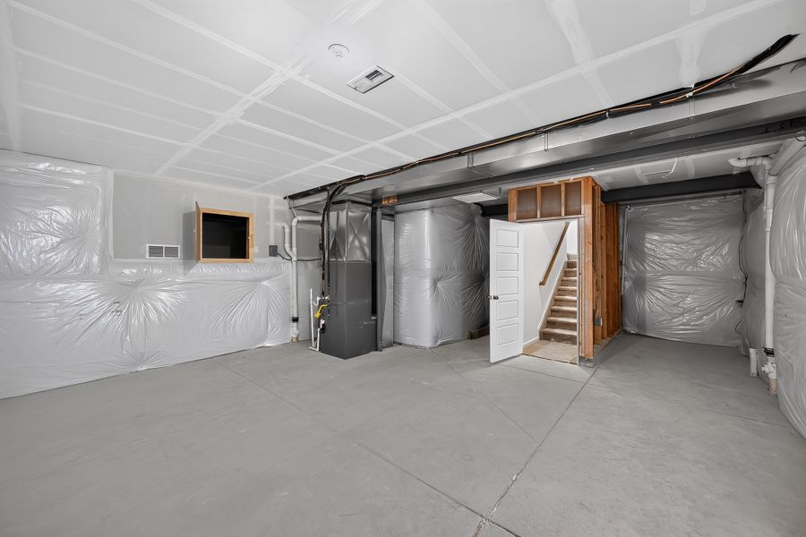 In-progress construction of a new home in The Aurora Highlands, Aurora, CO (Image 24).