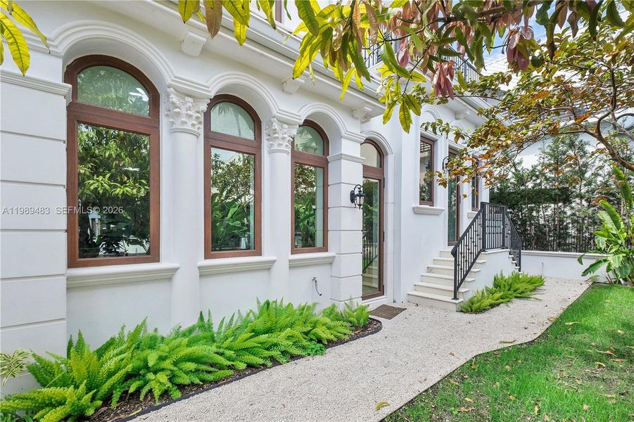 Exterior details and patio area of a home in , Surfside (Image 39).