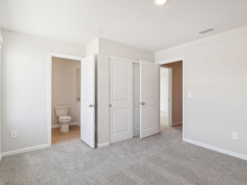 Bedroom in the Sandpiper End floorplan