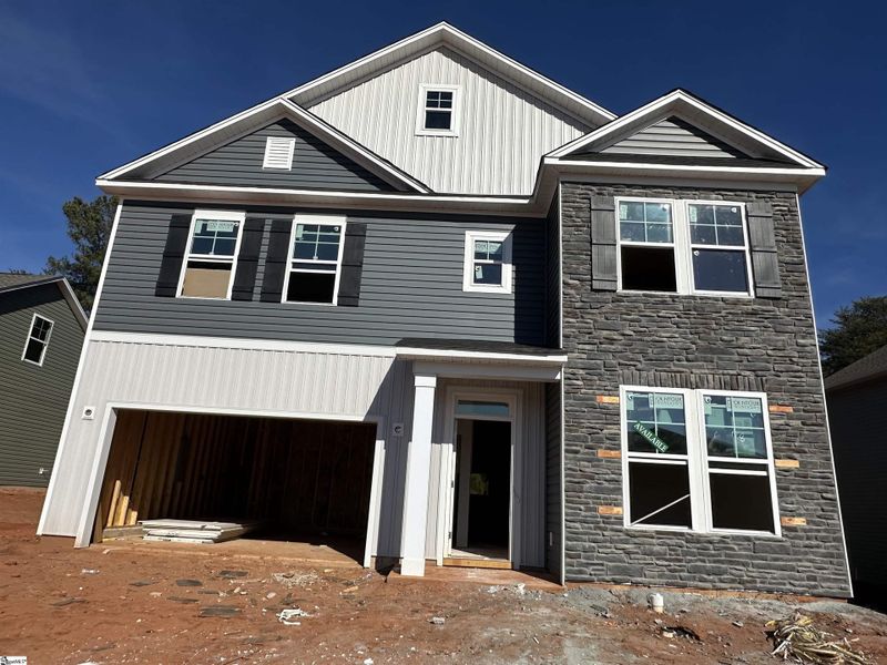 In-progress construction of a new home in Shiloh Trail, Wellford, SC (Image 8).