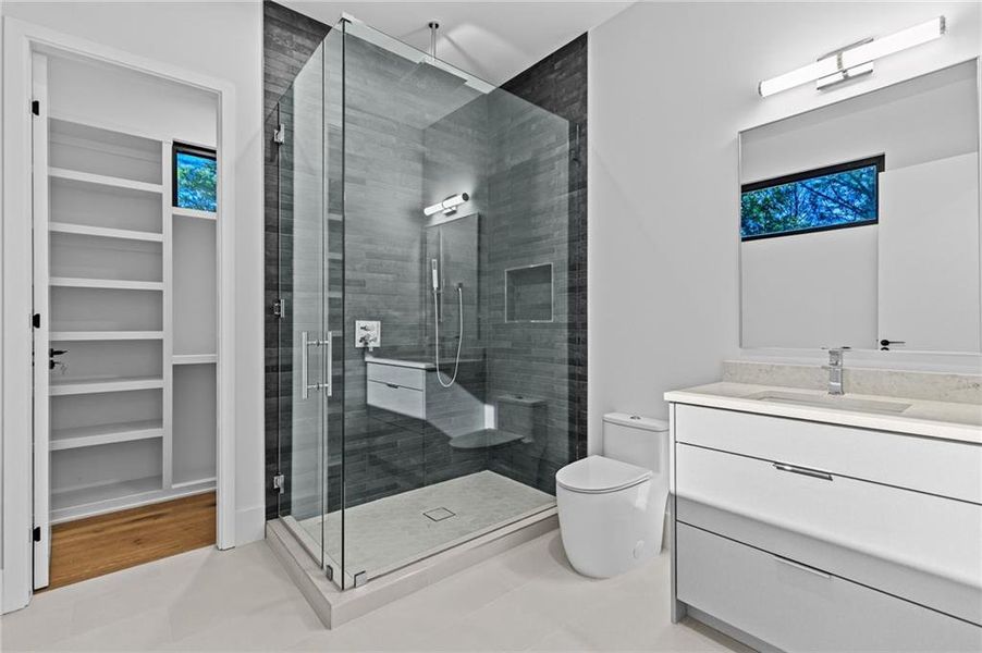 Furnished interior view inside a new home in , Sugar Hill (Image 18). Furnished interior view inside a new home in , Sugar Hill (Image 18).