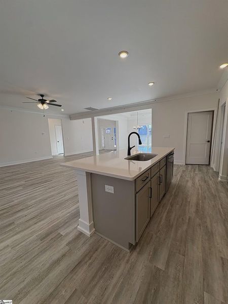 Furnished interior view inside a new home in Hidden Lake Estates, Greenville (Image 5).