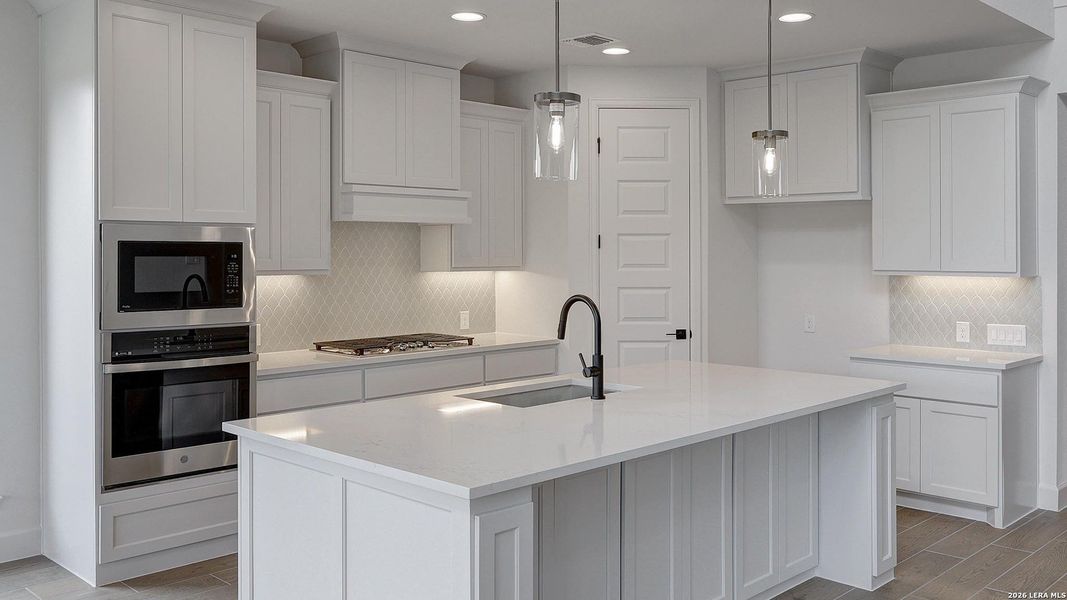 Furnished interior view inside a new home in Haby Hill, San Antonio (Image 11).