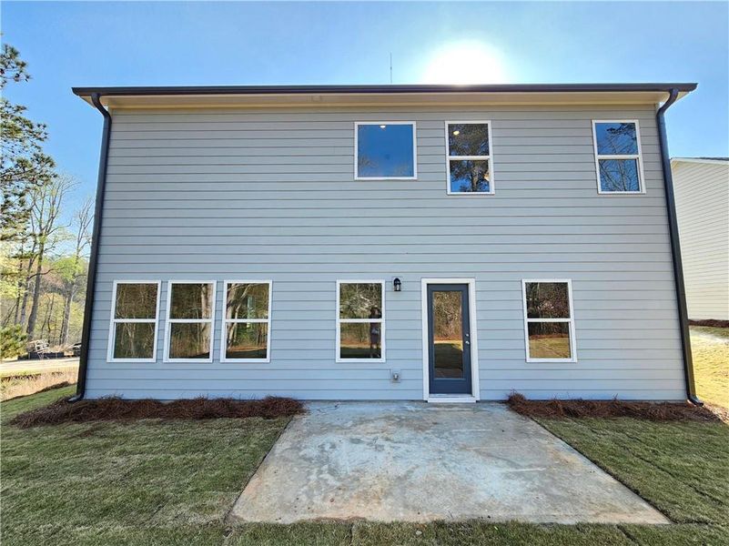 Exterior details and patio area of a home in The Estates at Casteel, Bethlehem (Image 4).