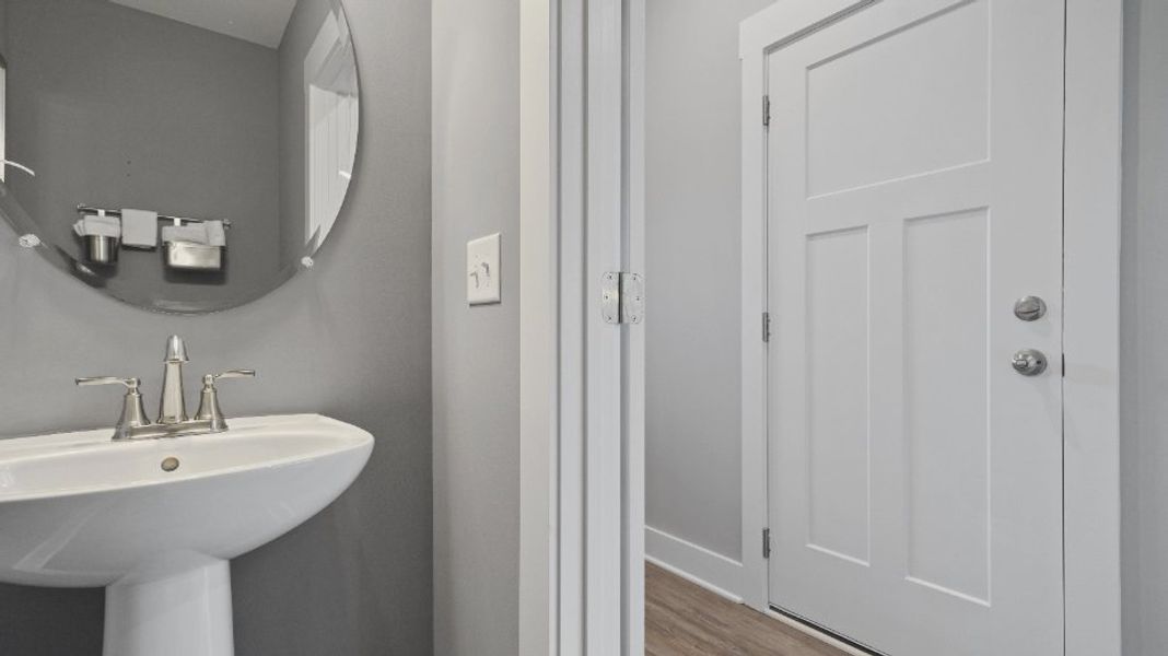 Furnished interior view inside a new home in Sidney Creek Townhomes, Zebulon (Image 14).