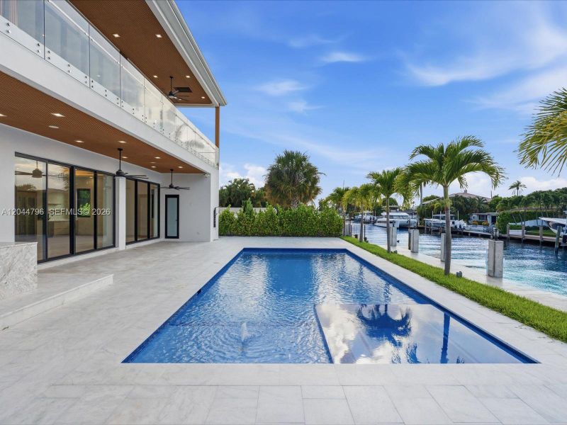 Exterior details and patio area of a home in , Pompano Beach (Image 32).