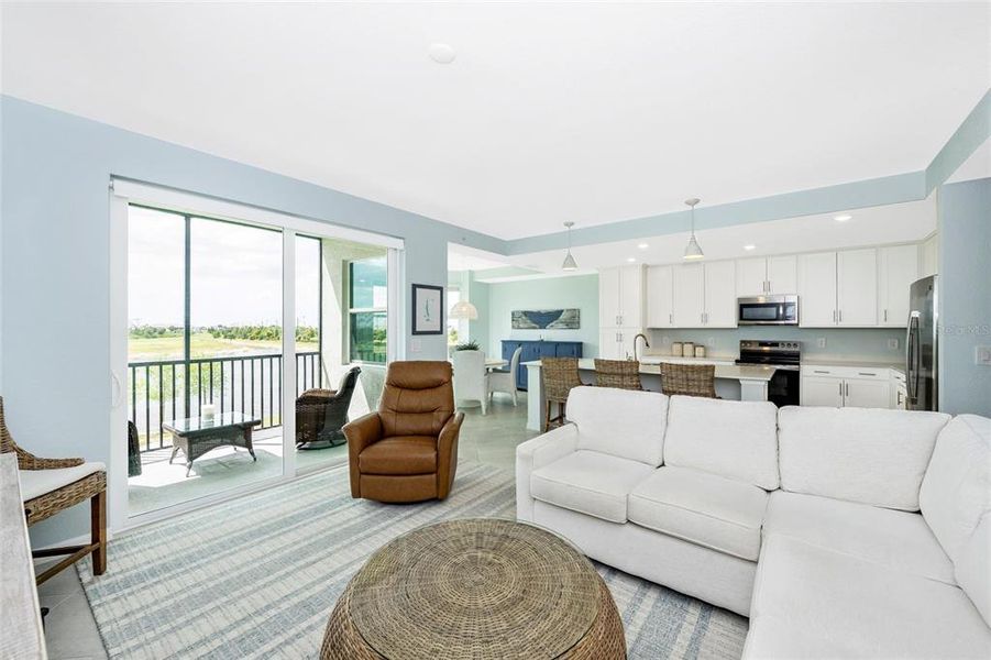 Furnished interior view inside a new home in , Venice (Image 37).