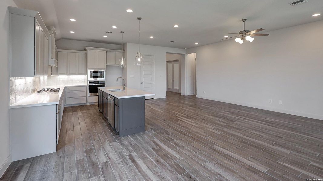 Furnished interior view inside a new home in Kallison Ranch, San Antonio (Image 13).