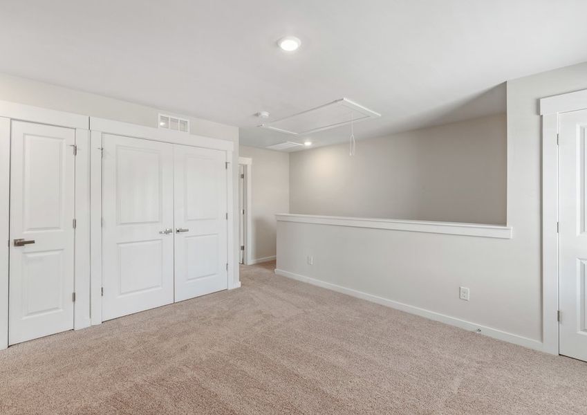 The flex room has ample space The flex room has ample space