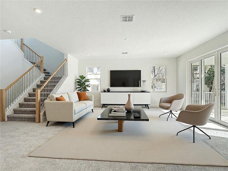 Furnished interior view inside a new home in , Tampa (Image 32).