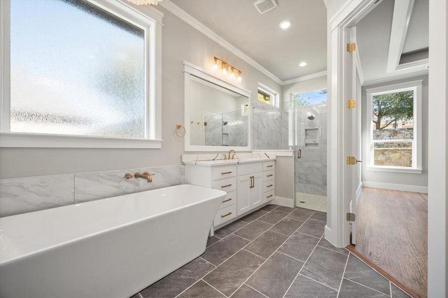 Furnished interior view inside a new home in , Arlington (Image 16). Furnished interior view inside a new home in , Arlington (Image 16).