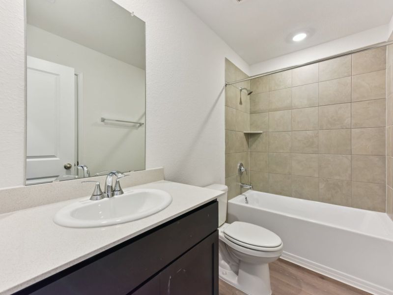 Furnished interior view inside a new home in Prairie Winds - Boulevard Collection, Hutto (Image 6).