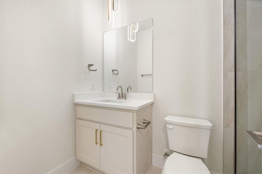 Furnished interior view inside a new home in Blackhawk in Pflugerville, Pflugerville (Image 17).