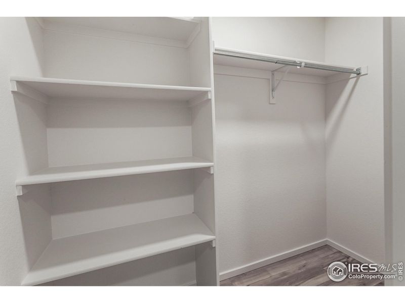 MASTER BEDROOM WALK IN CLOSET MASTER BEDROOM WALK IN CLOSET