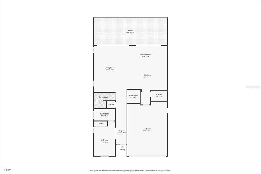 2D floor plan layout of this home in , Tampa, FL (Image 5).