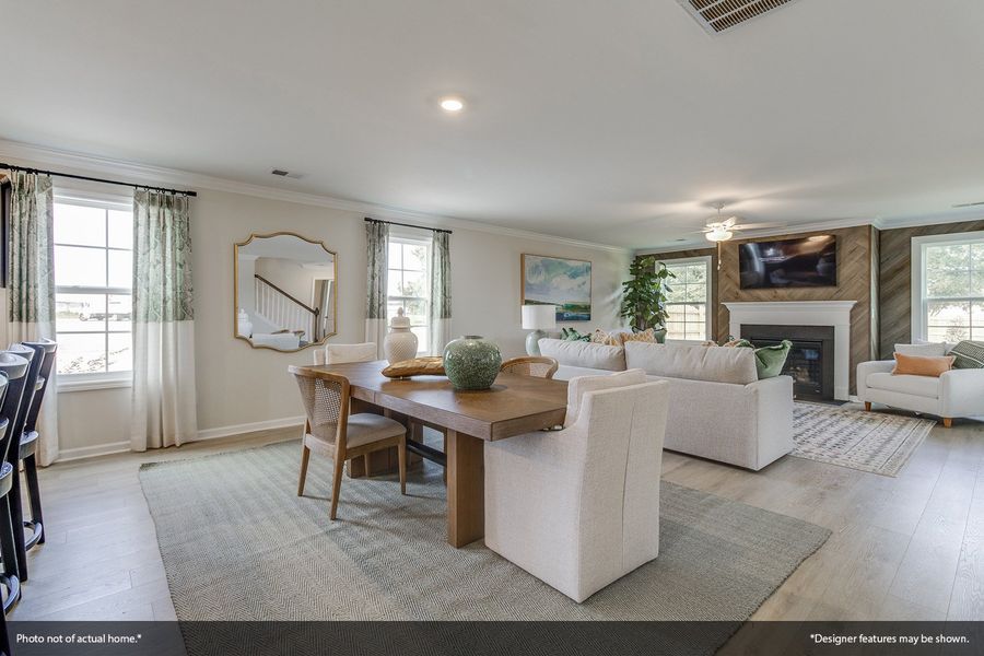 Furnished interior view inside a new home in Dove Hollow, Chesnee (Image 9).
