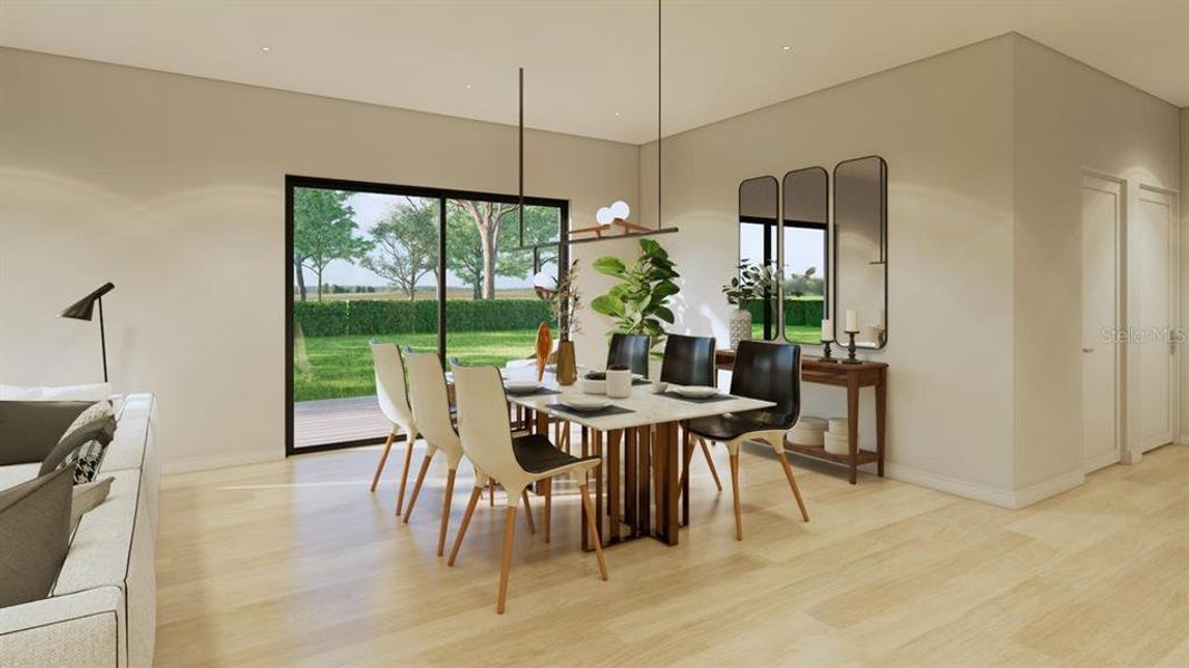 Furnished interior view inside a new home in , Ocala (Image 6).