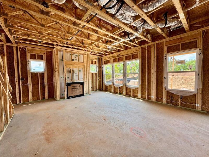 In-progress construction of a new home in Eastlyn Crossing, Flowery Branch, GA (Image 19). In-progress construction of a new home in Eastlyn Crossing, Flowery Branch, GA (Image 19).