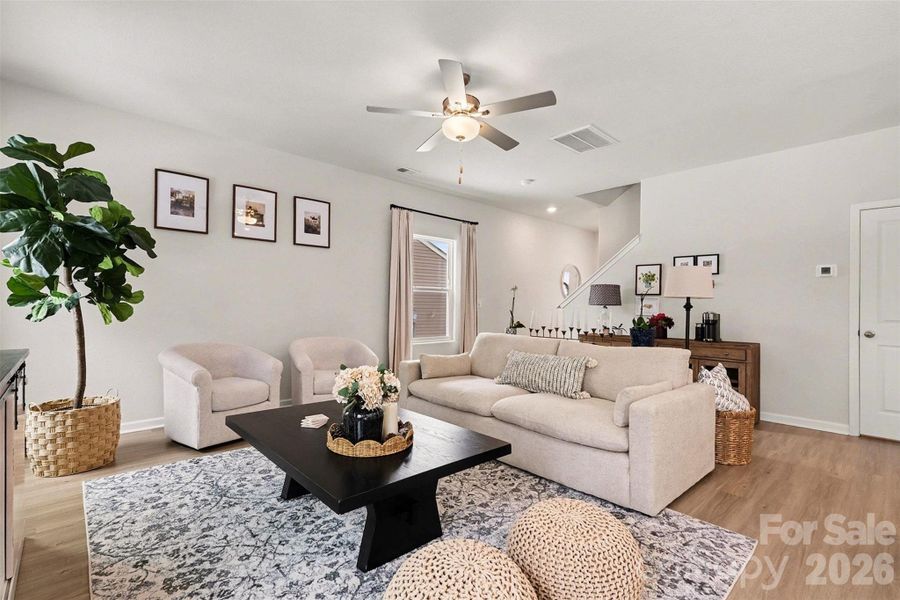 Furnished interior view inside a new home in , Gastonia (Image 6).