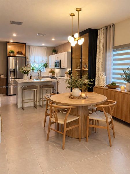 Furnished interior view inside a new home in , Florida City (Image 7).