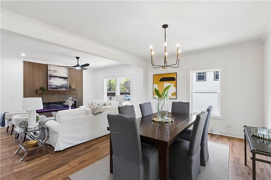 Furnished interior view inside a new home in , Decatur (Image 37).