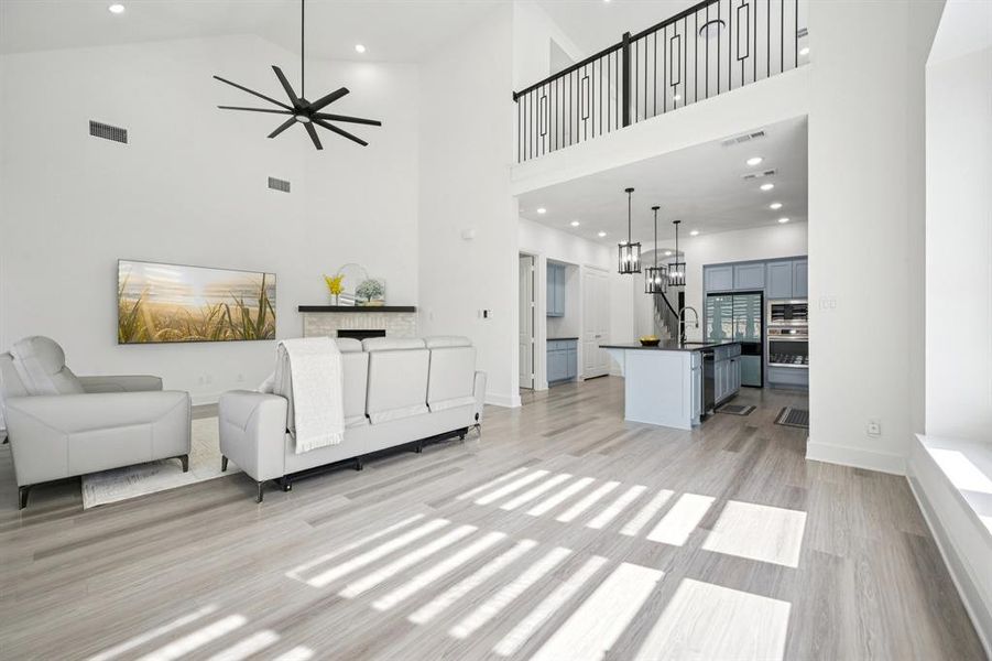 Furnished interior view inside a new home in , McKinney (Image 9).