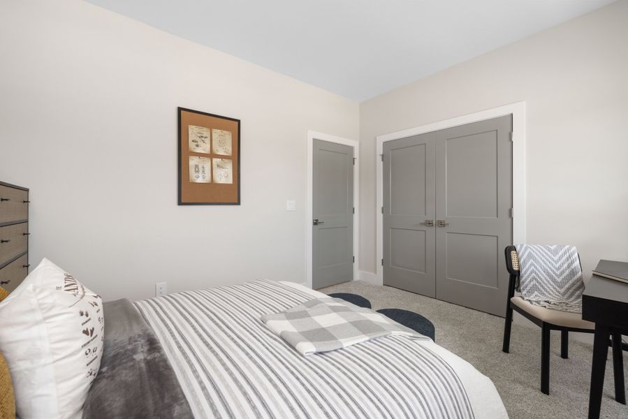 Representative furnished interior of a home built from the Timothy 2 Story by Baker Residential in Atwater Station - Village Collection, Fuquay Varina (Image 31).