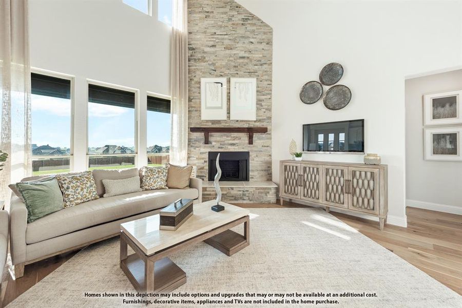 Furnished interior view inside a new home in Crystal Lake Estates, Red Oak (Image 8).