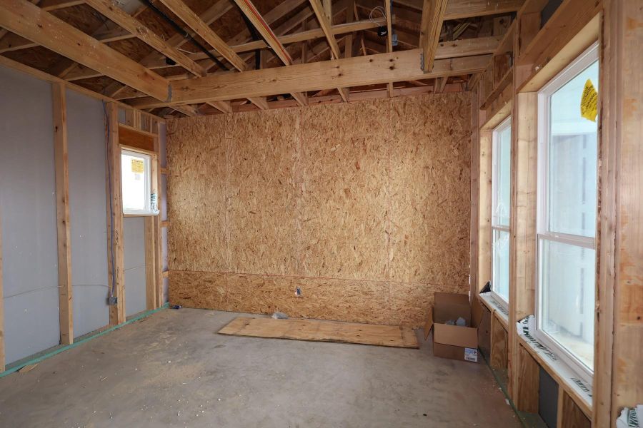 In-progress construction of a new home in Bridgeland Central: Emerald Heights - Landmark Row Collection, Cypress, TX (Image 9).
