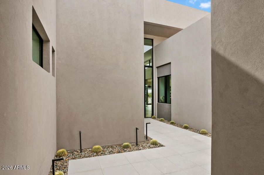 Inner Coutyard Entry Inner Coutyard Entry