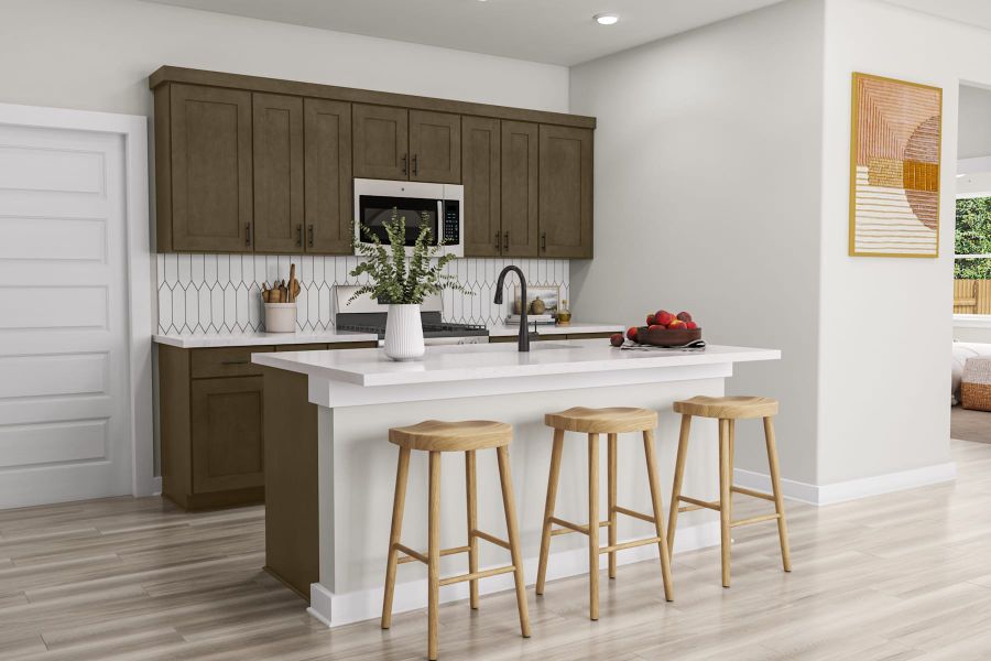 Furnished interior view inside a new home in Park Central, Georgetown (Image 6).