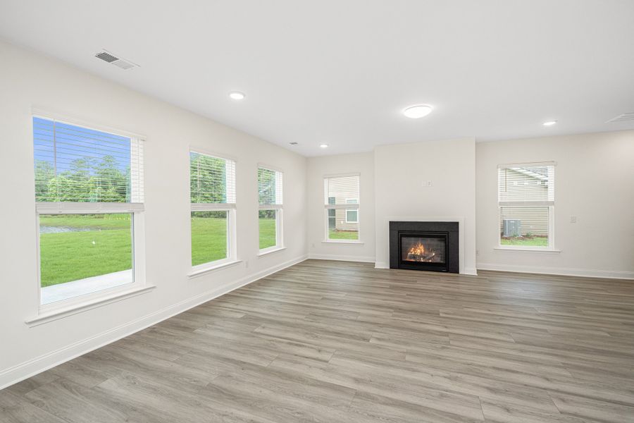 Representative unfurnished interior of a home built from the Adams by Center Park Homes in Central Estates, Summerville (Image 18).