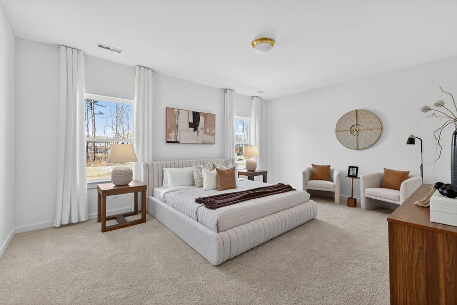 Furnished interior view inside a new home in Copper Ridge at Flowers Plantation, Clayton (Image 17).